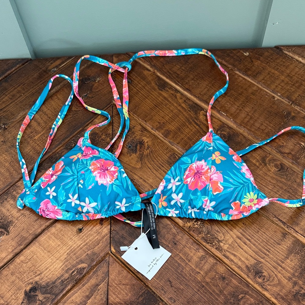 AMA Bikini Triangle String Bikini Top